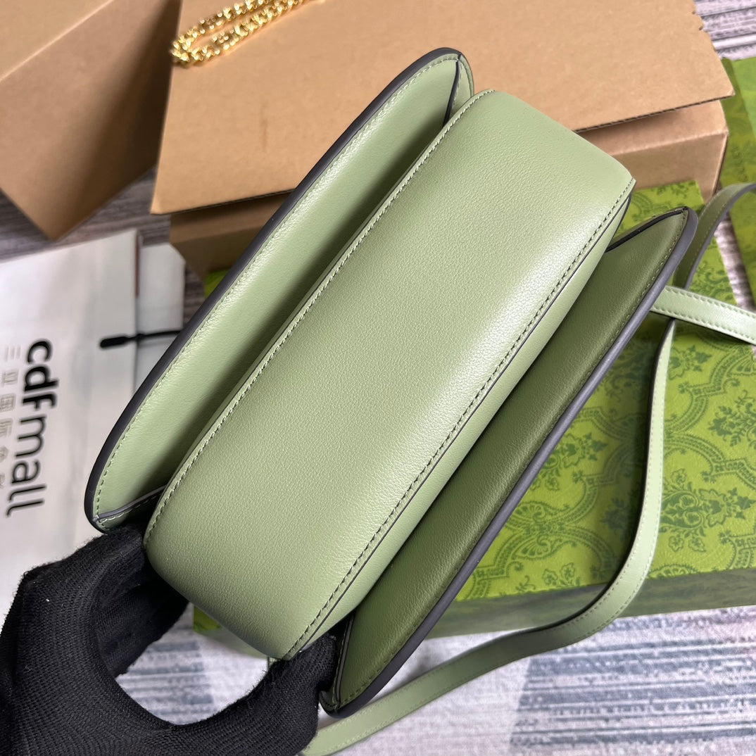 BLONDIE 23 TOP-HANDLE BAG LIGHT GREEN CALFSKIN mysite