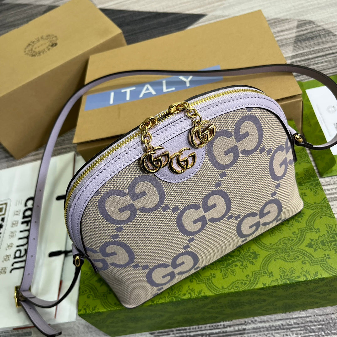 ophidia large 24cm comestic pouch beige purple monogram canvas mysite