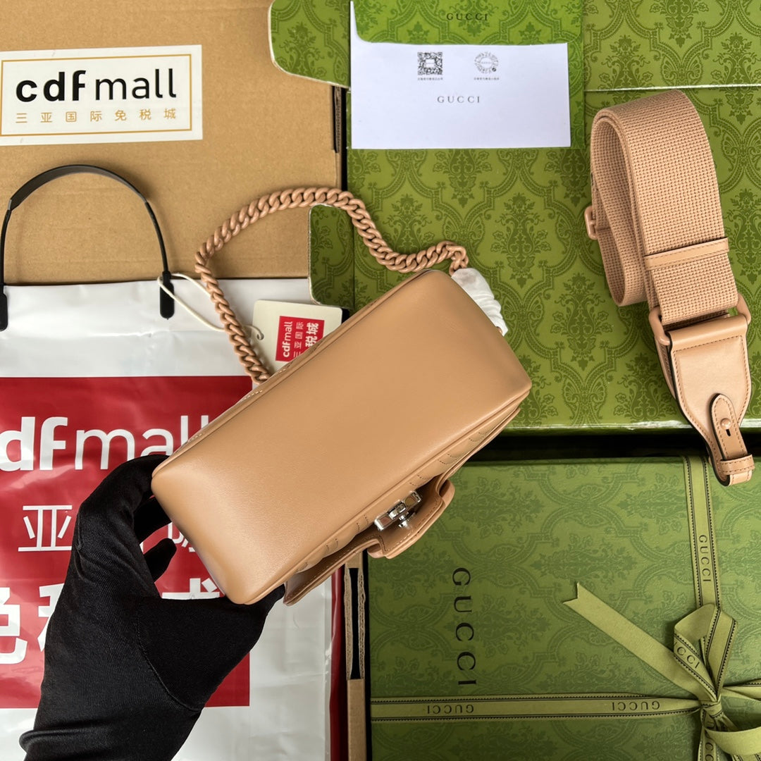 gg marmont mini 18cm all beige calfskin mysite