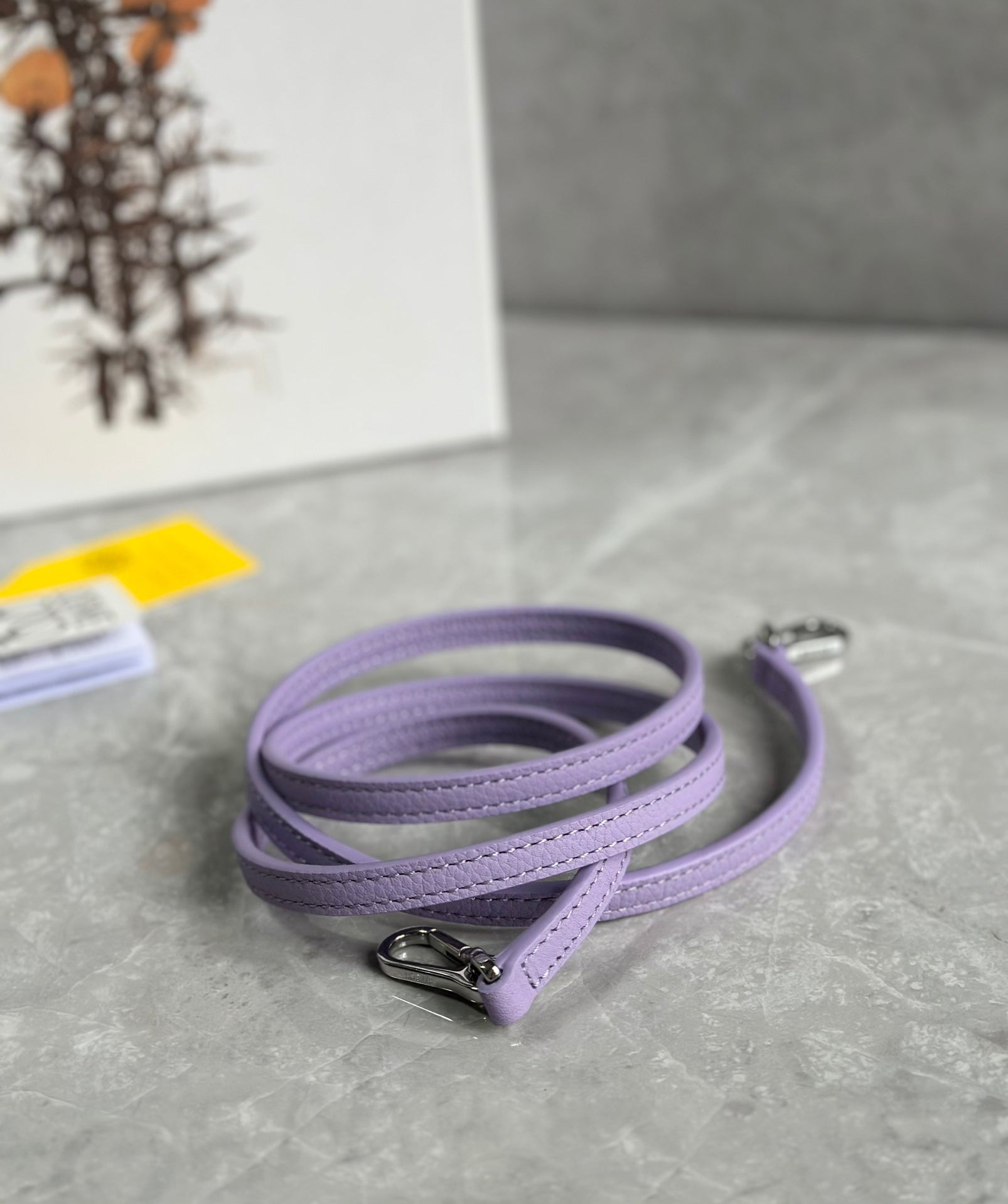 LOE MINI 18 PUZZLE BAG IN LIGHT PURPLE CALFSKIN mysite