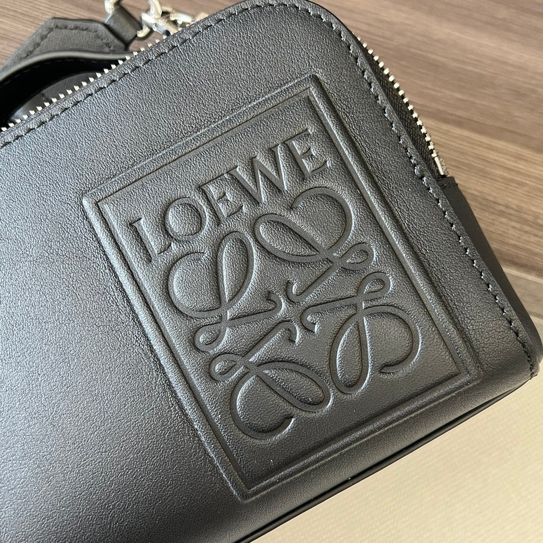 Loew Mini Camera Black Leather Cross Body Bag mysite