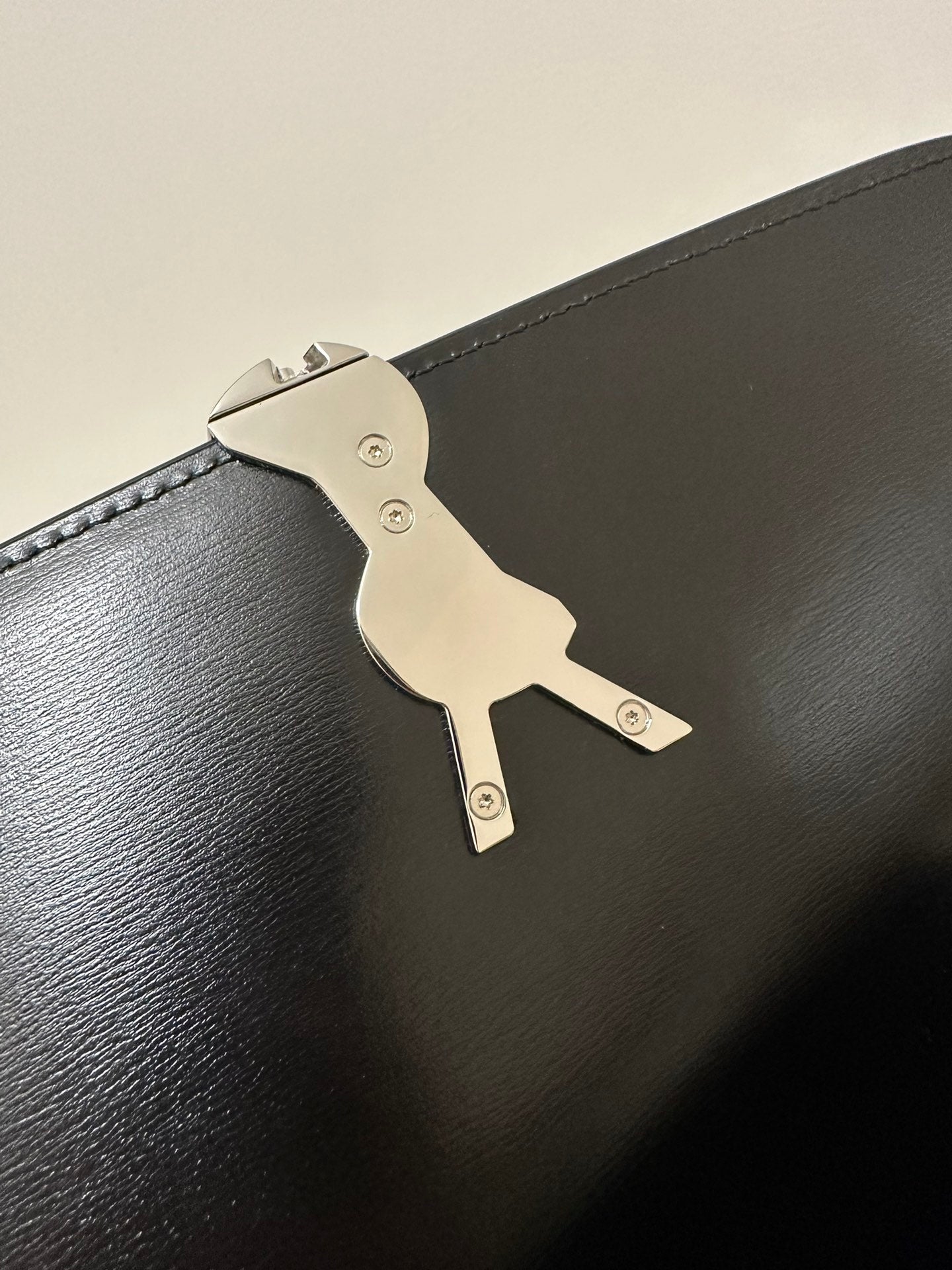 YSL Solferino Small Satchel Bag Black Silver Calfskin 339491 mysite