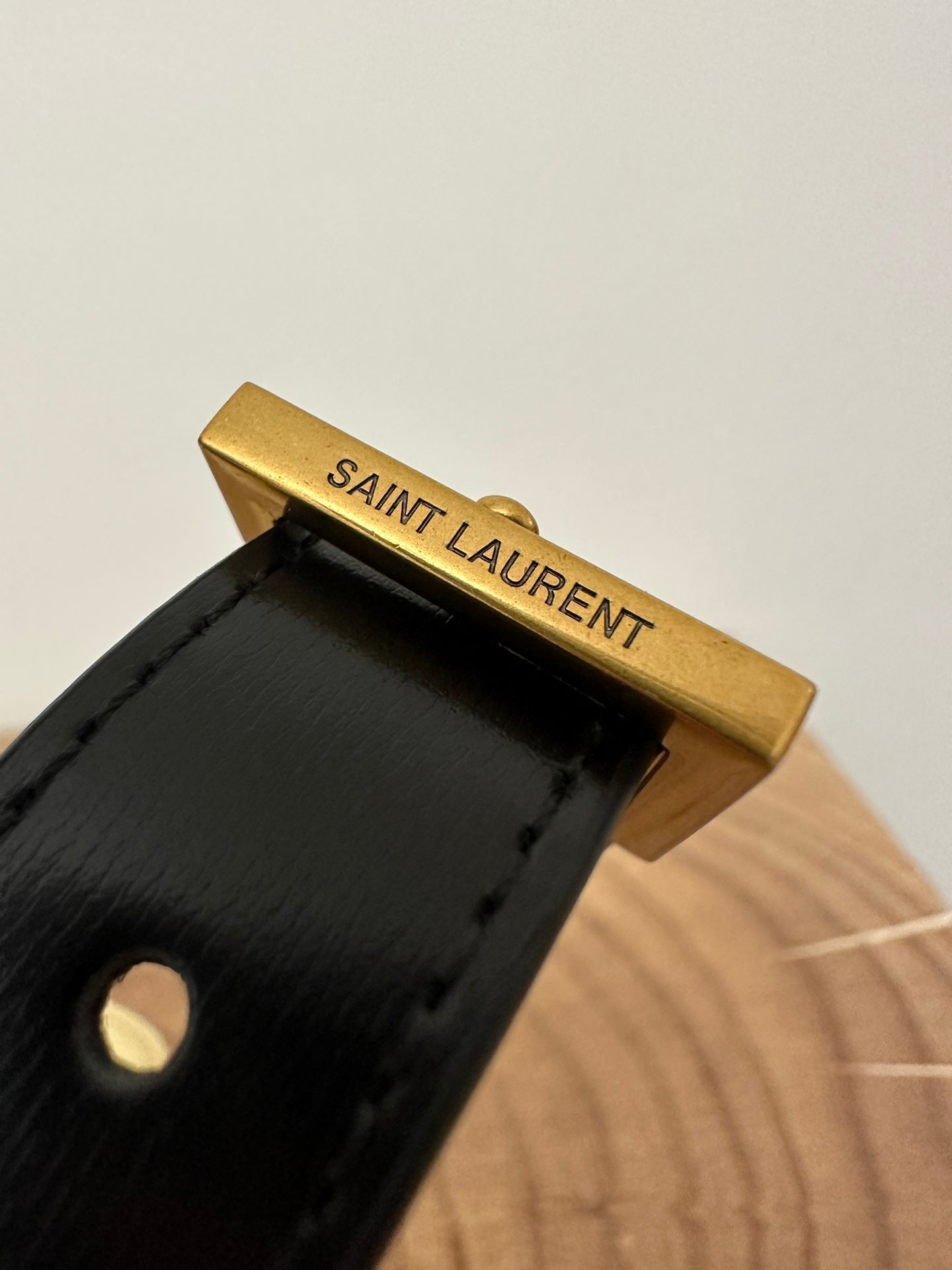 YSL Solferino Small Satchel Bag Black mix Beige Gold Calfskin 339470 mysite