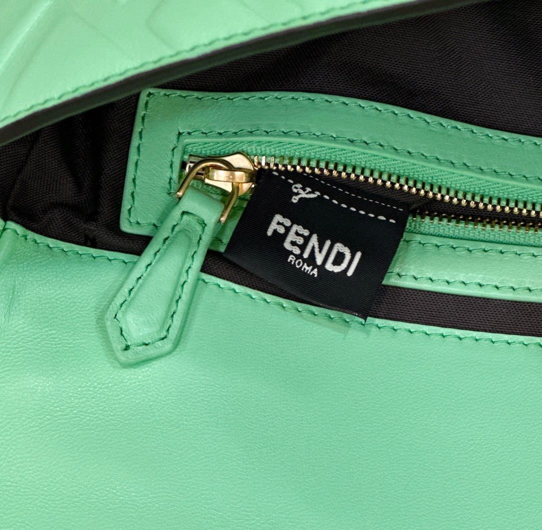 Baguette 27cm Green Lambskin Gold Hardware mysite
