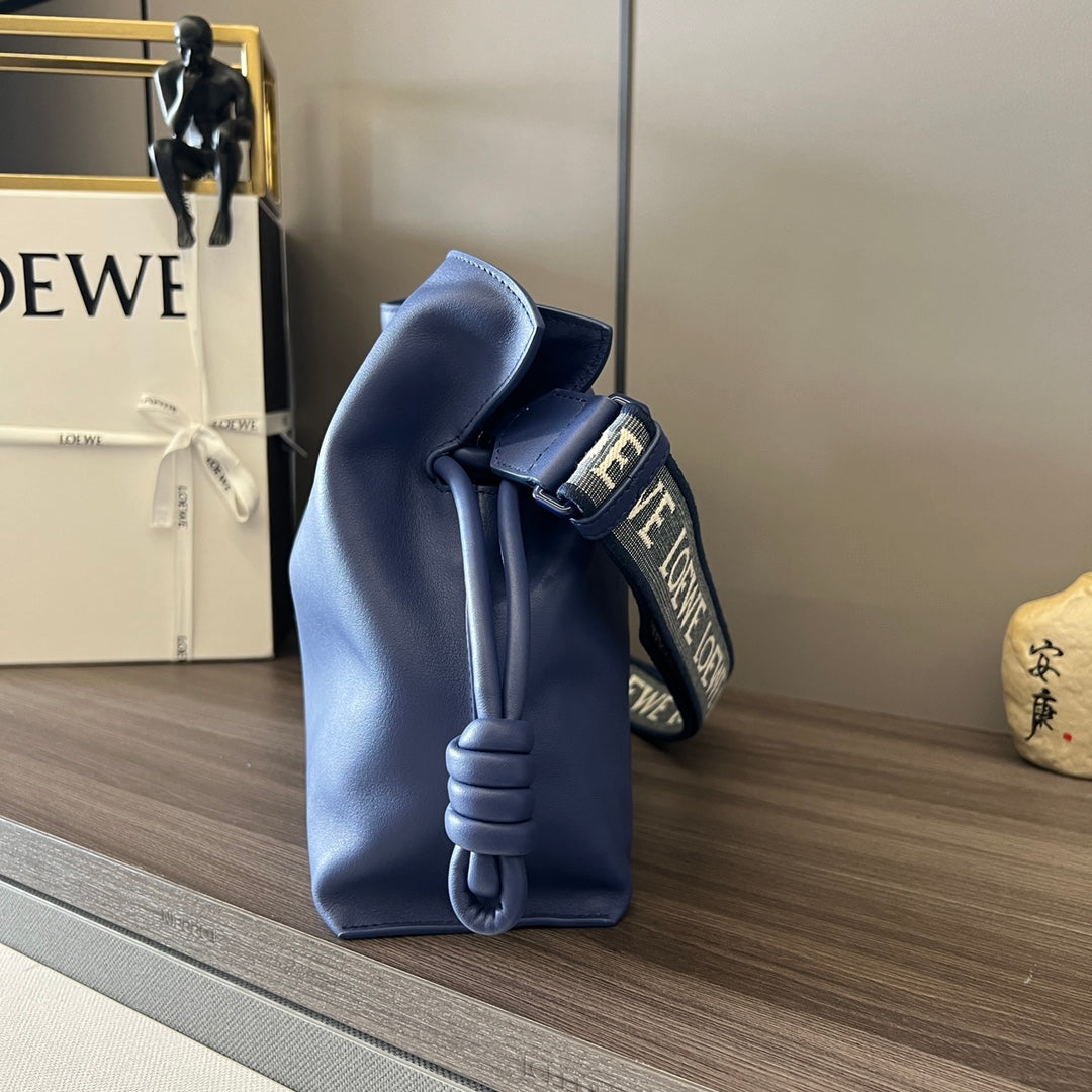 Loew BLue Purple Flamenco Puffer Shoulder Bag mysite