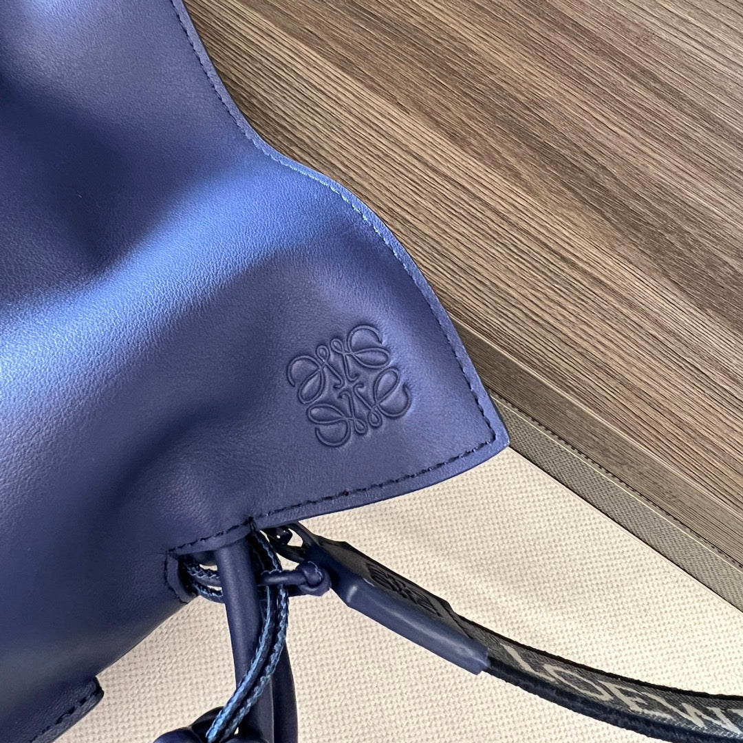 Loew BLue Purple Flamenco Puffer Shoulder Bag mysite