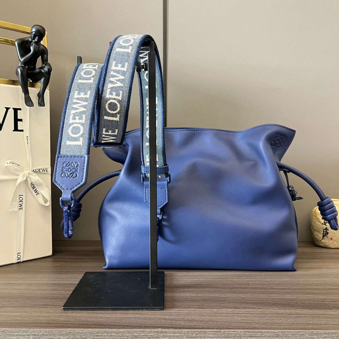 Loew BLue Purple Flamenco Puffer Shoulder Bag mysite