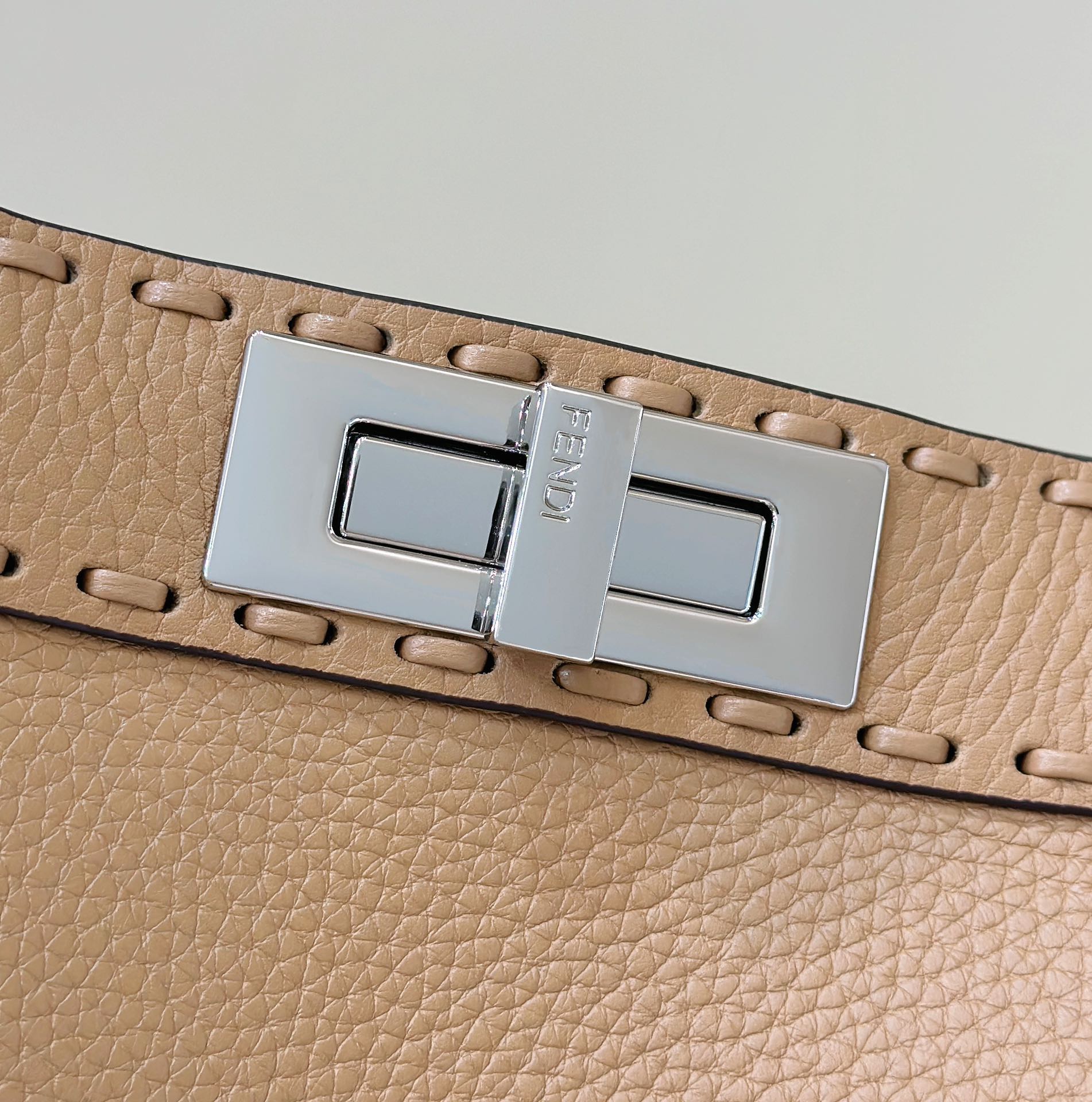 PEEKABOO ISEEU 33 IN CIDER BROWN GRAINED CALFSKIN SILVER HARDWARE mysite