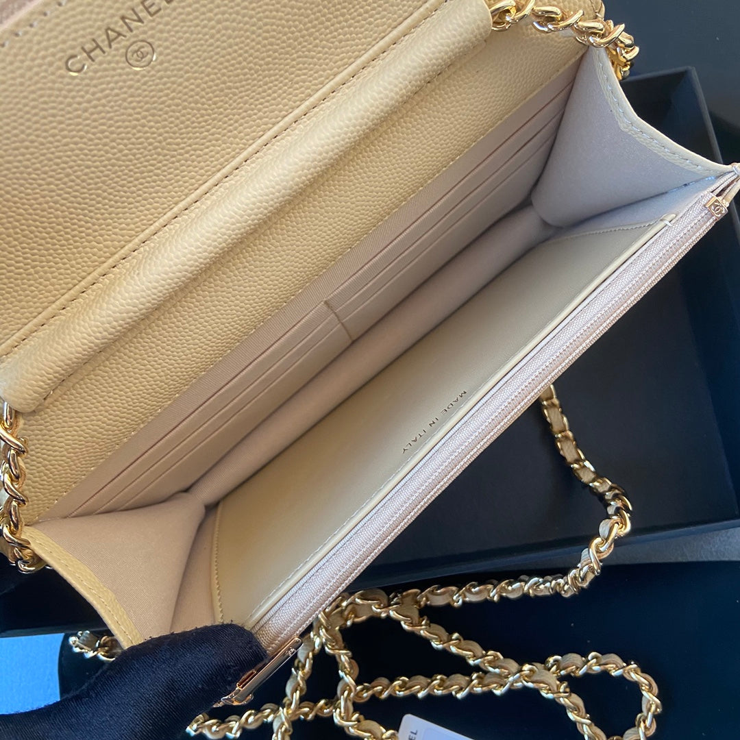 CC Woc 20cm Lime Grained Calfskin Gold Hardware mysite