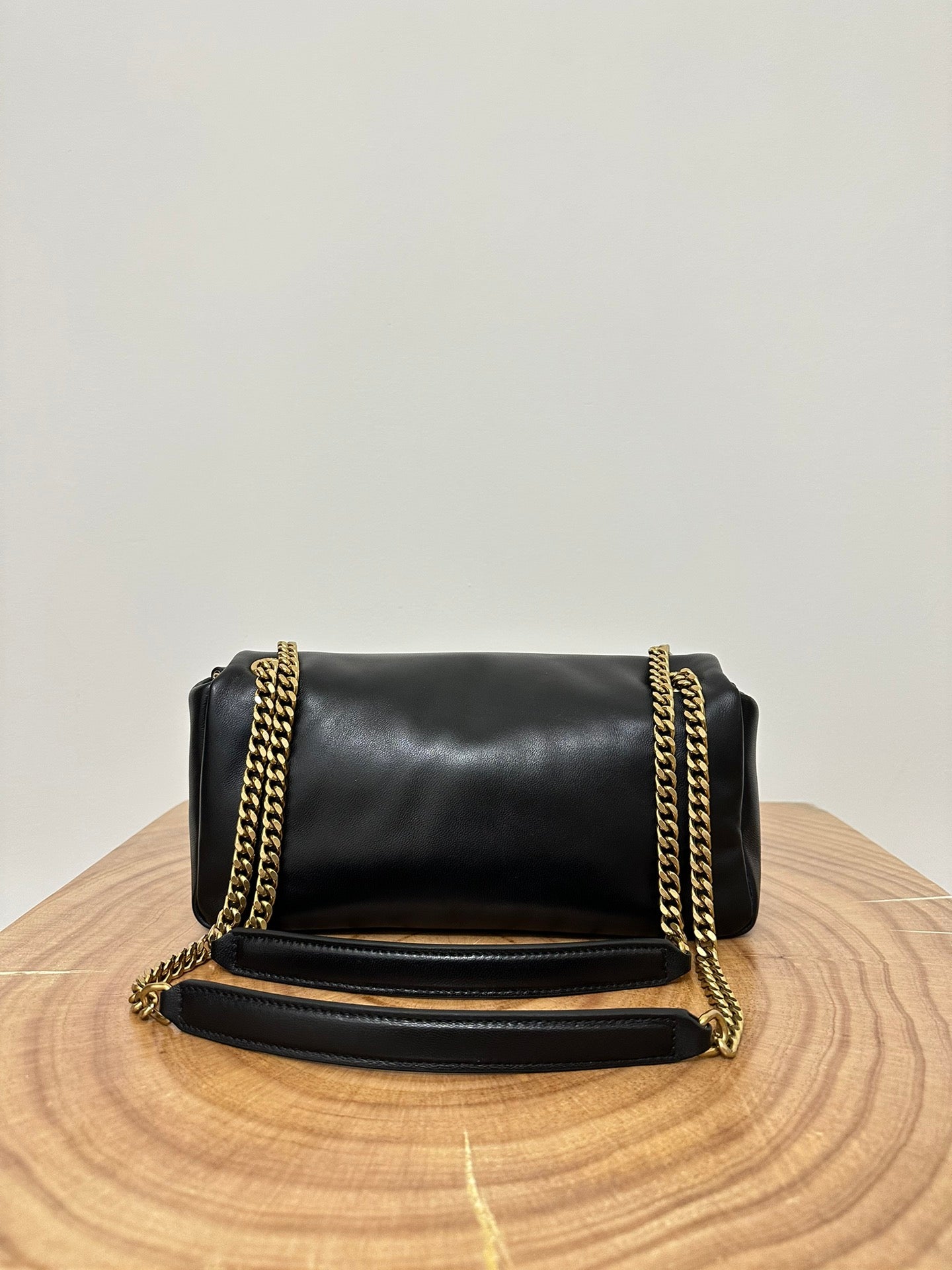 SL 26cm Calypso Chain Bag Black Leather mysite