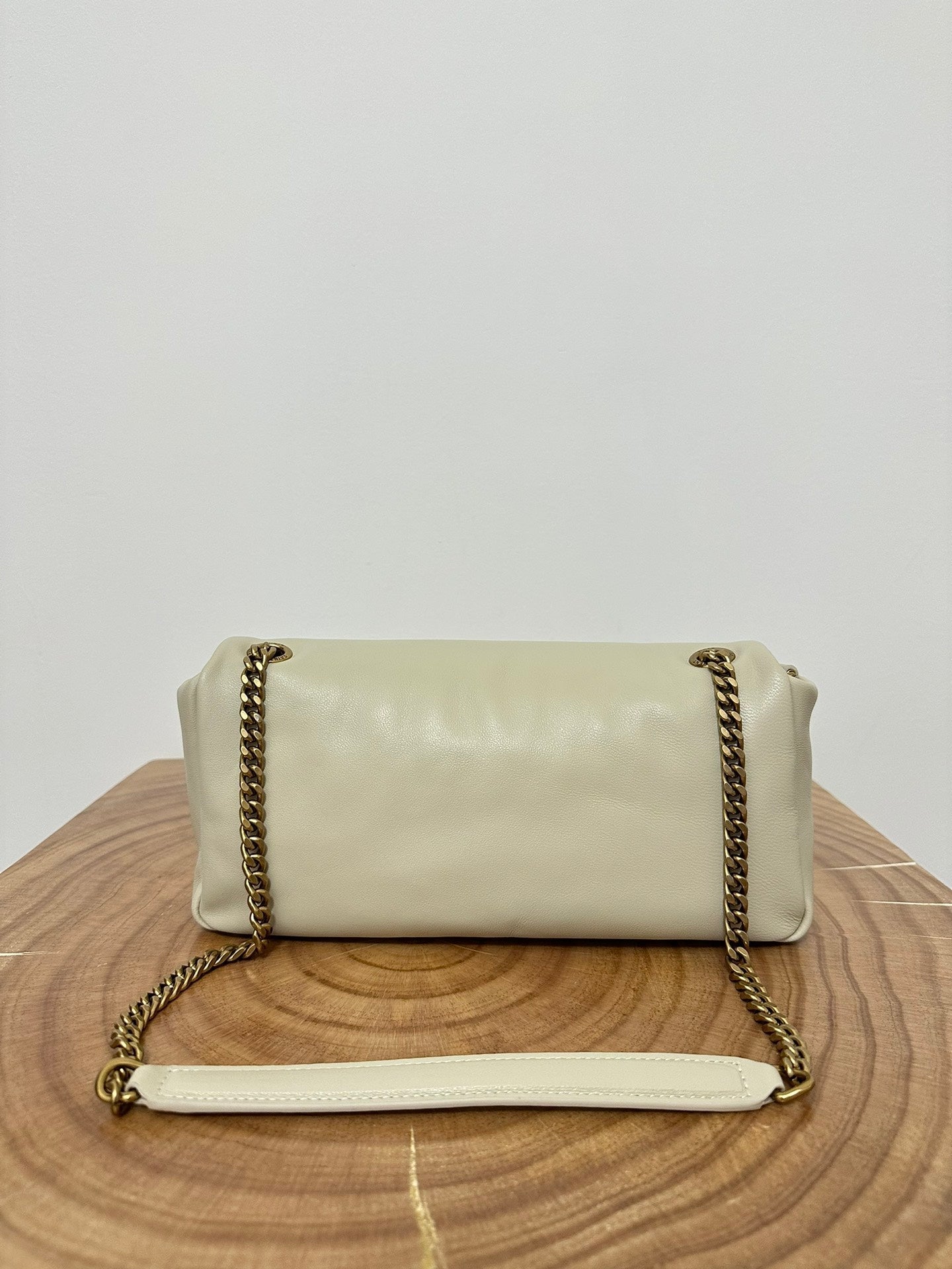SL 26cm Calypso Chain Bag White Leather mysite