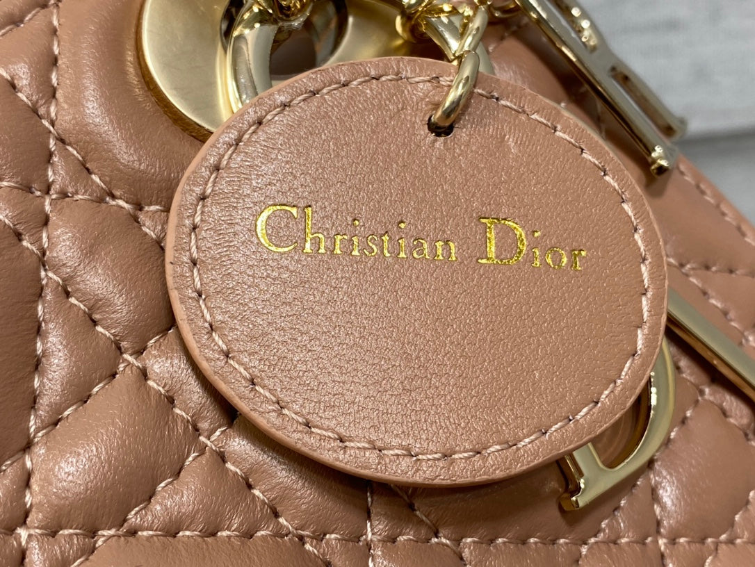 mini lady 17 pinkish brown lambskin mysite
