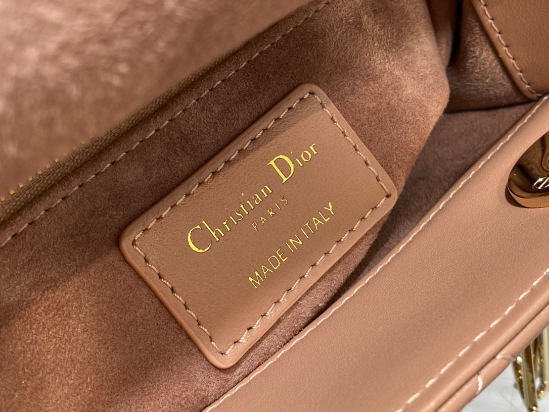 mini lady 17 pinkish brown lambskin mysite