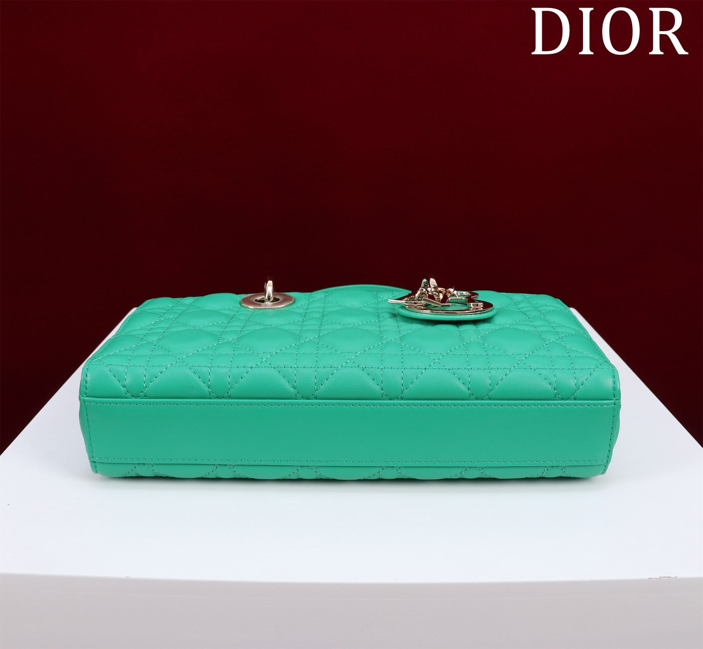 medium lady d-joy 26 jade green lambskin mysite