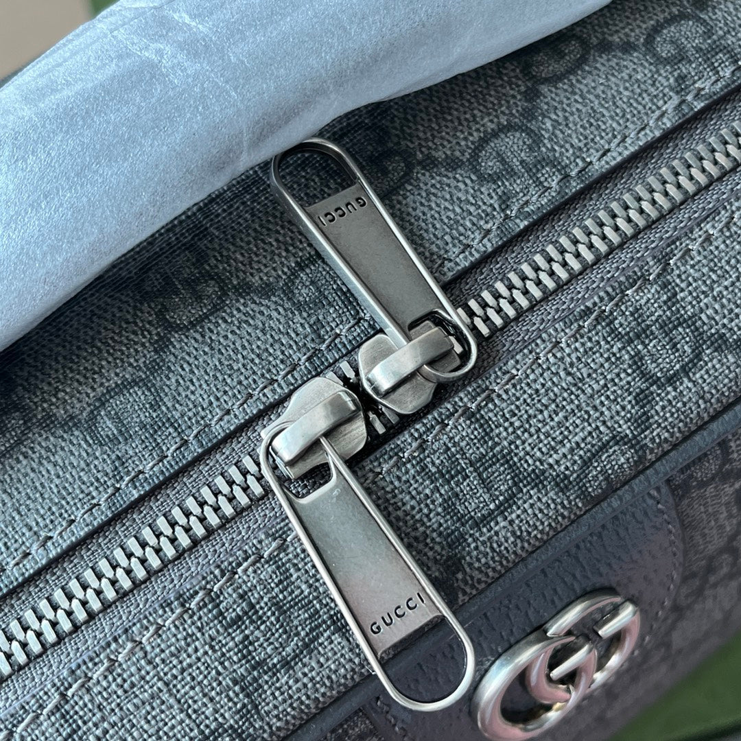 Gucci Bag 36 Grey Canvas 240019