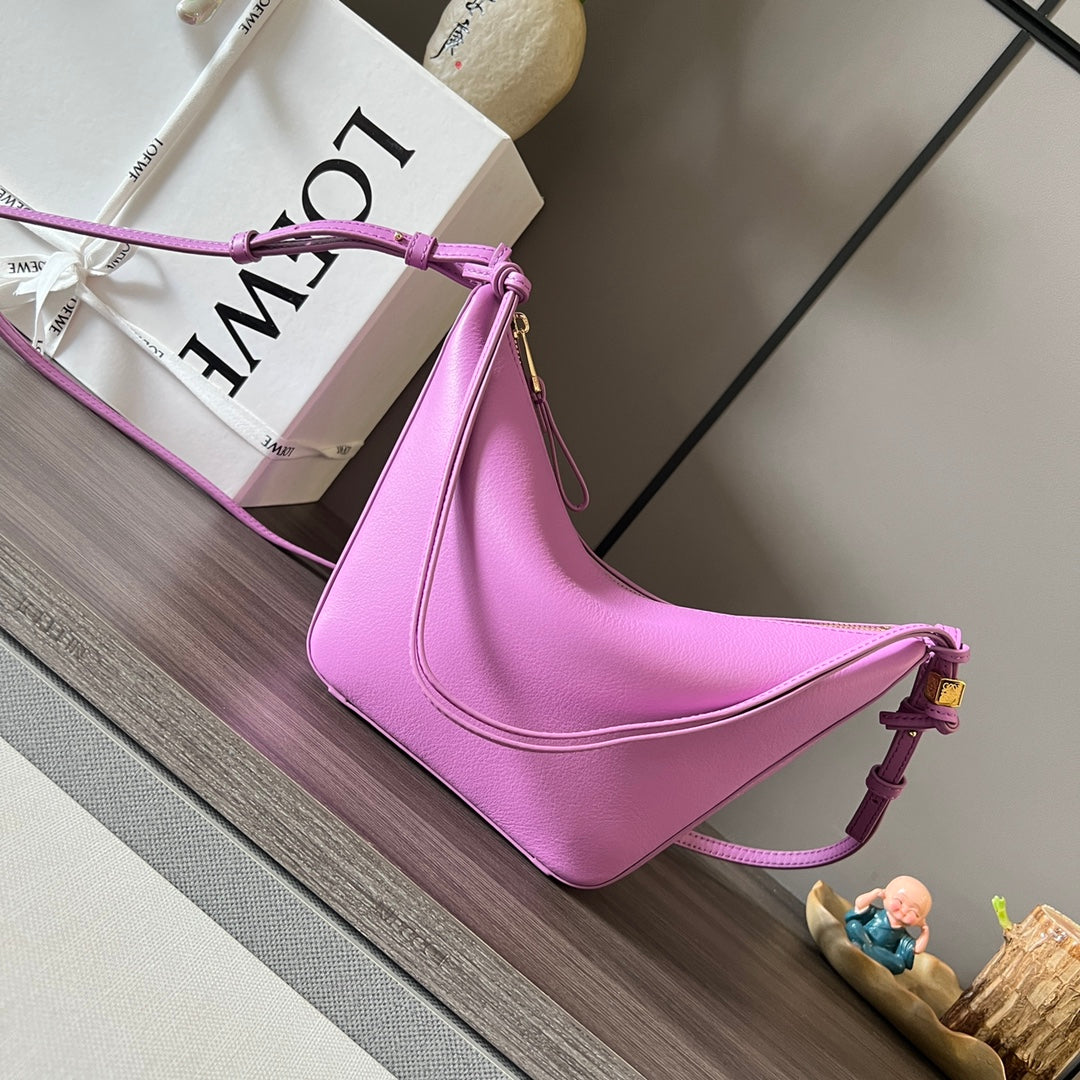 LOE LUNA HOBO 28 BAG IN HOT PINK CALFSKIN mysite