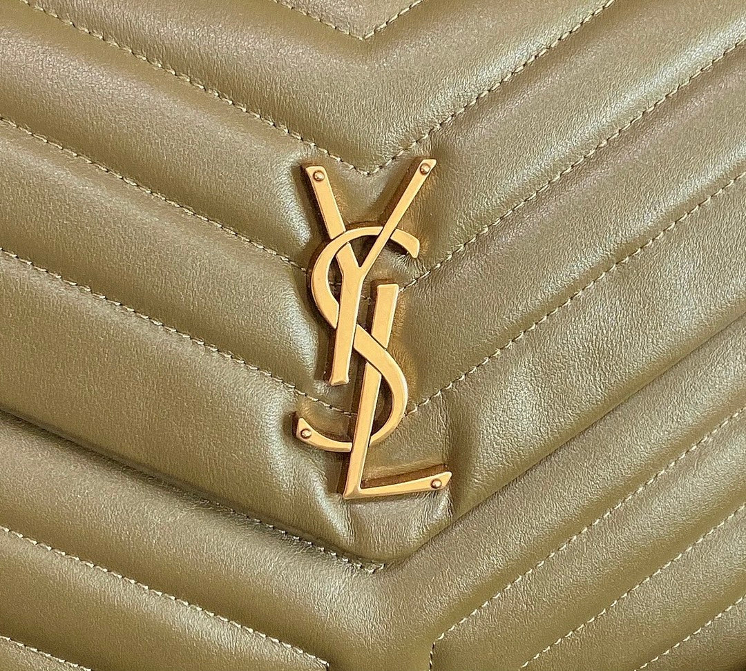 LOULOU MEDIUM 32 OLIVE QUILTED LEATHER mysite