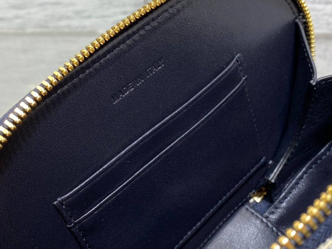 CD Oval camera bag 18 blue monogram cowhide leather mysite