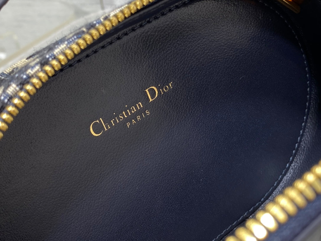 CD Oval camera bag 18 blue monogram cowhide leather mysite
