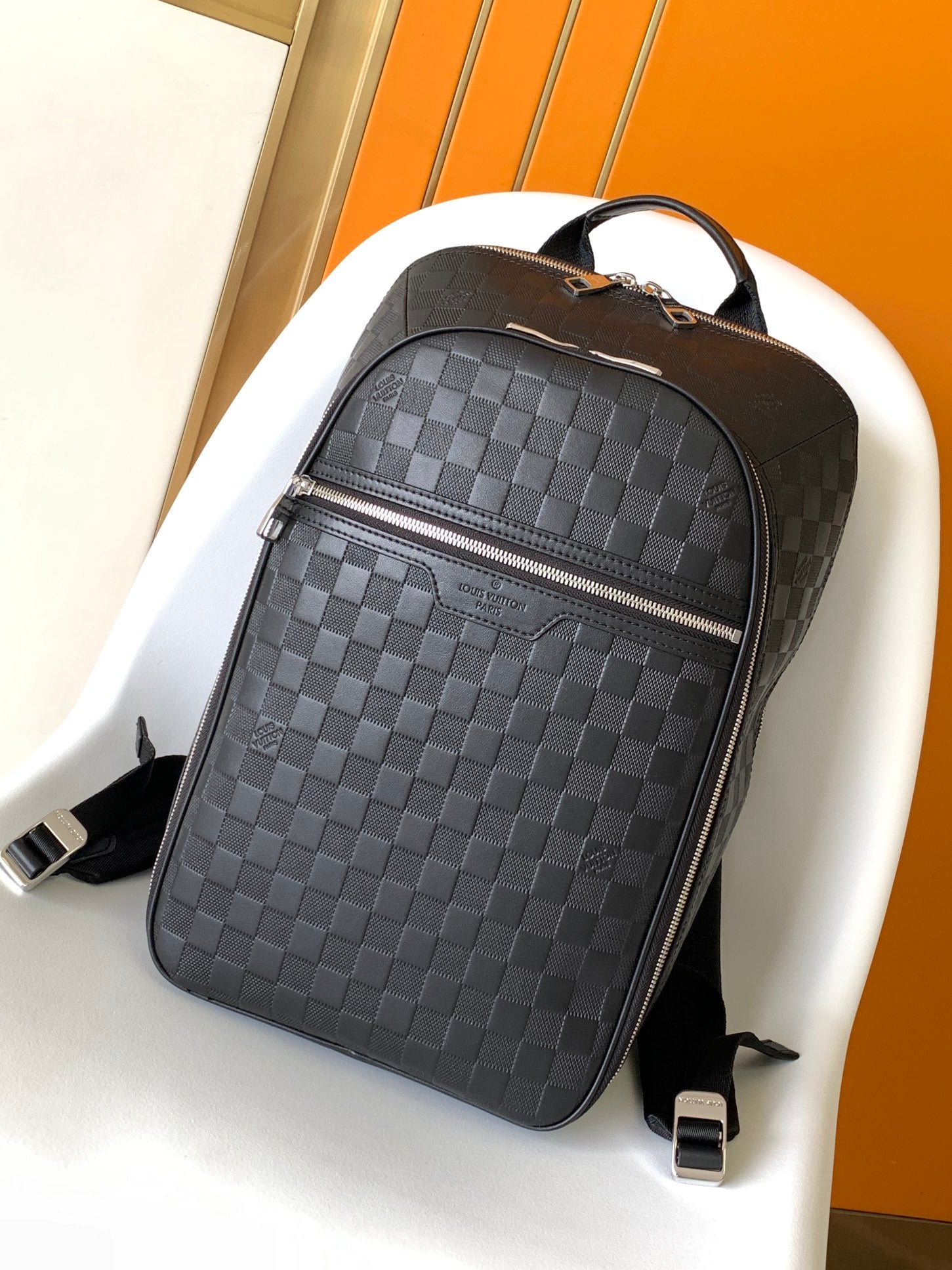 LV Michael Backpack Black Damier Infini Onyx Leather mysite
