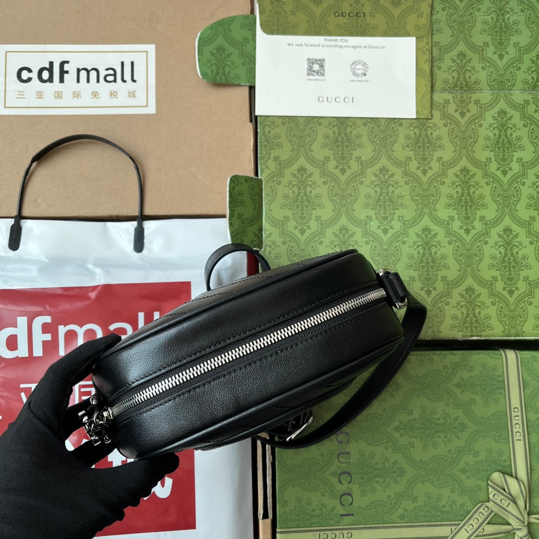 Gucci Blondie 20 Bag Black Leather 239976 mysite