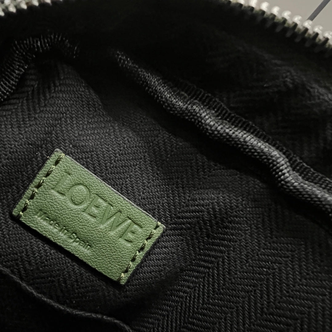 Loew Military Dark Green Leather Messager Bag mysite