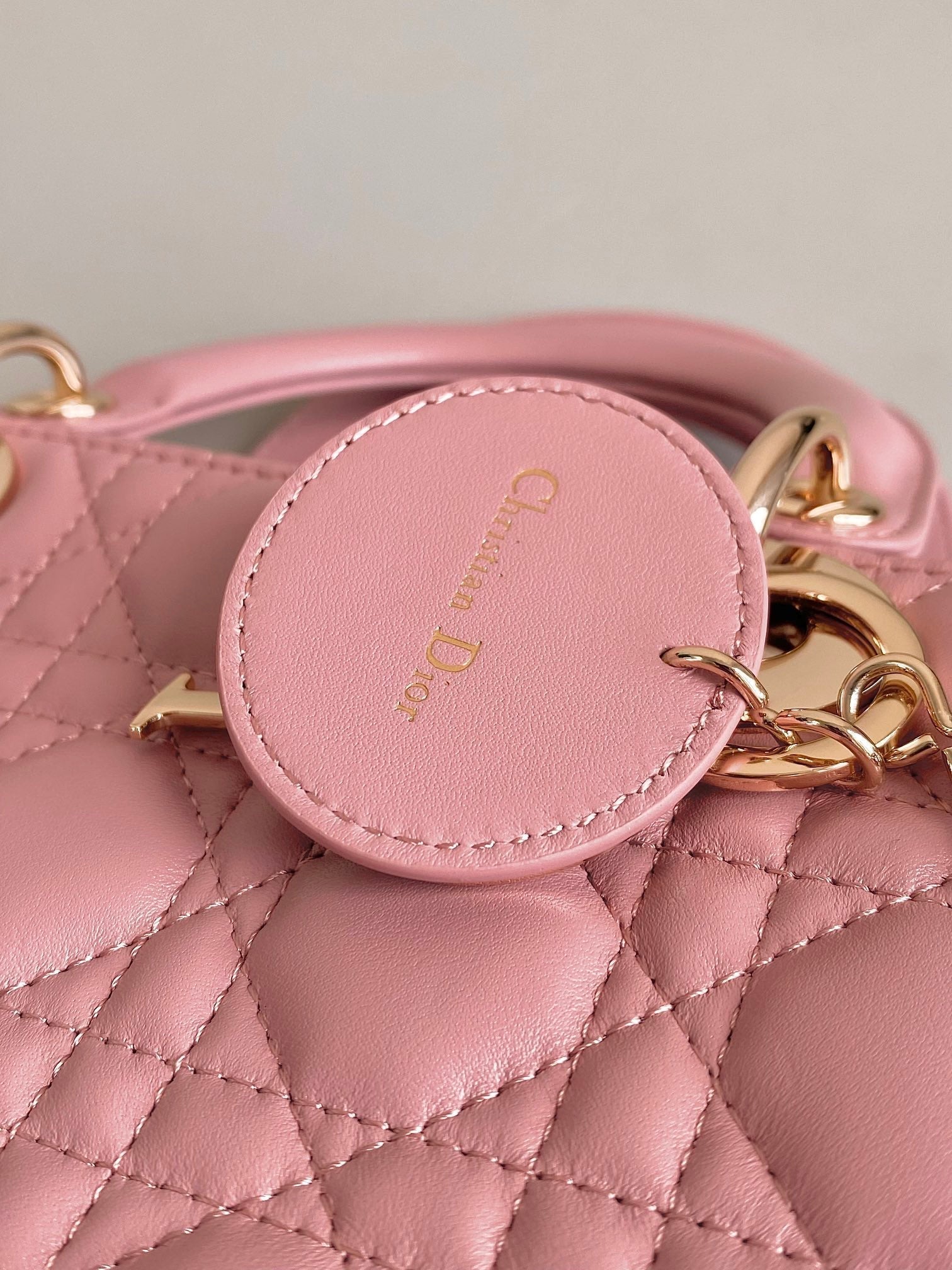 SMALL LADY 20 POWDER PINK LAMBSKIN mysite
