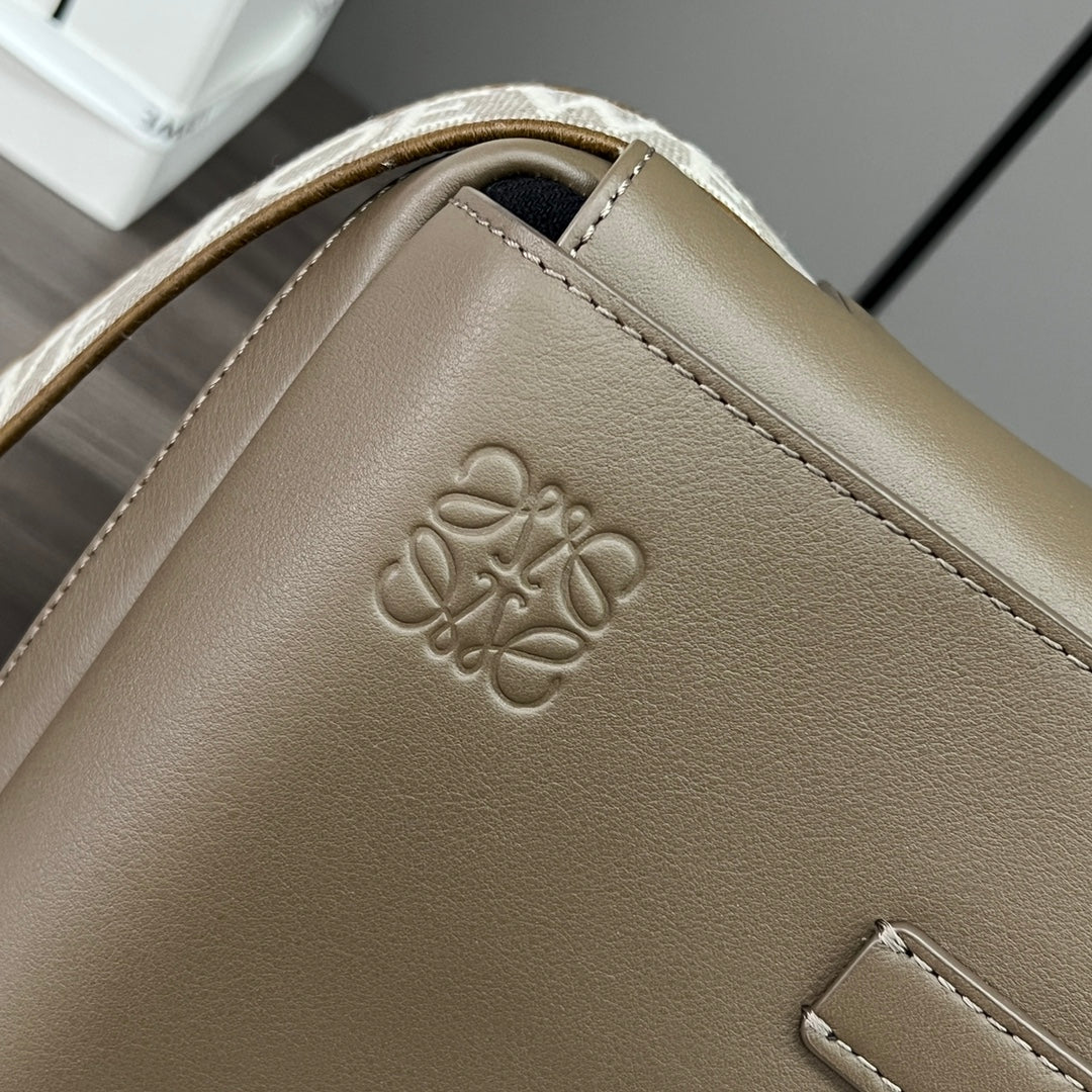 Loew Military Brown Leather Messager Bag mysite