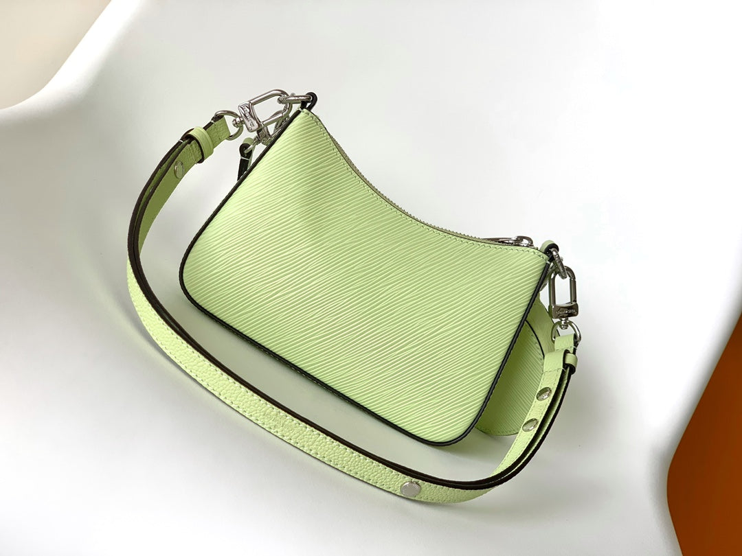 LV Marellini 19cm Green Epi Grain Cowhide Metal HW mysite