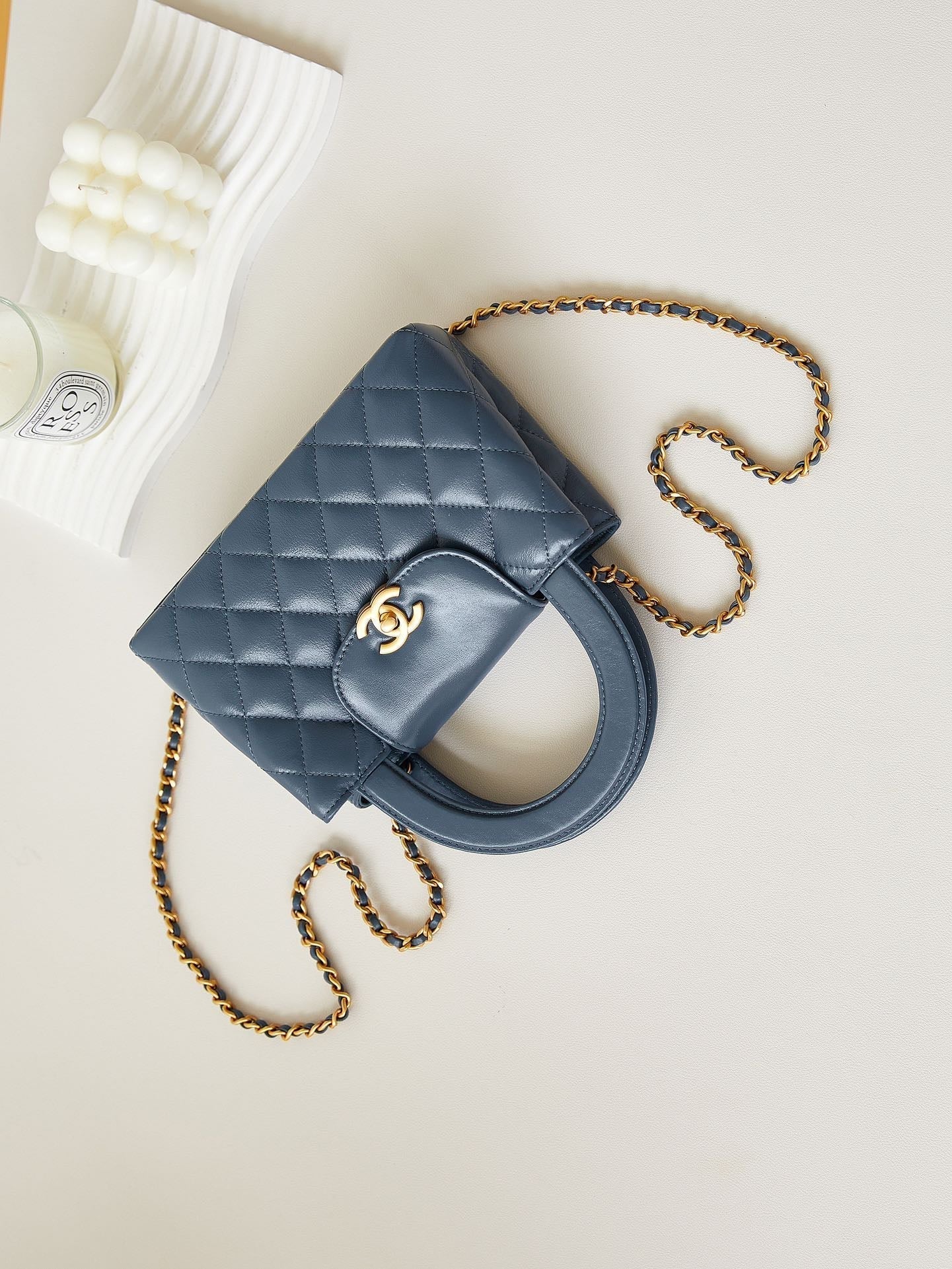 cc 24a nano 19cm kelly shopper bag steel blue lambskin mysite