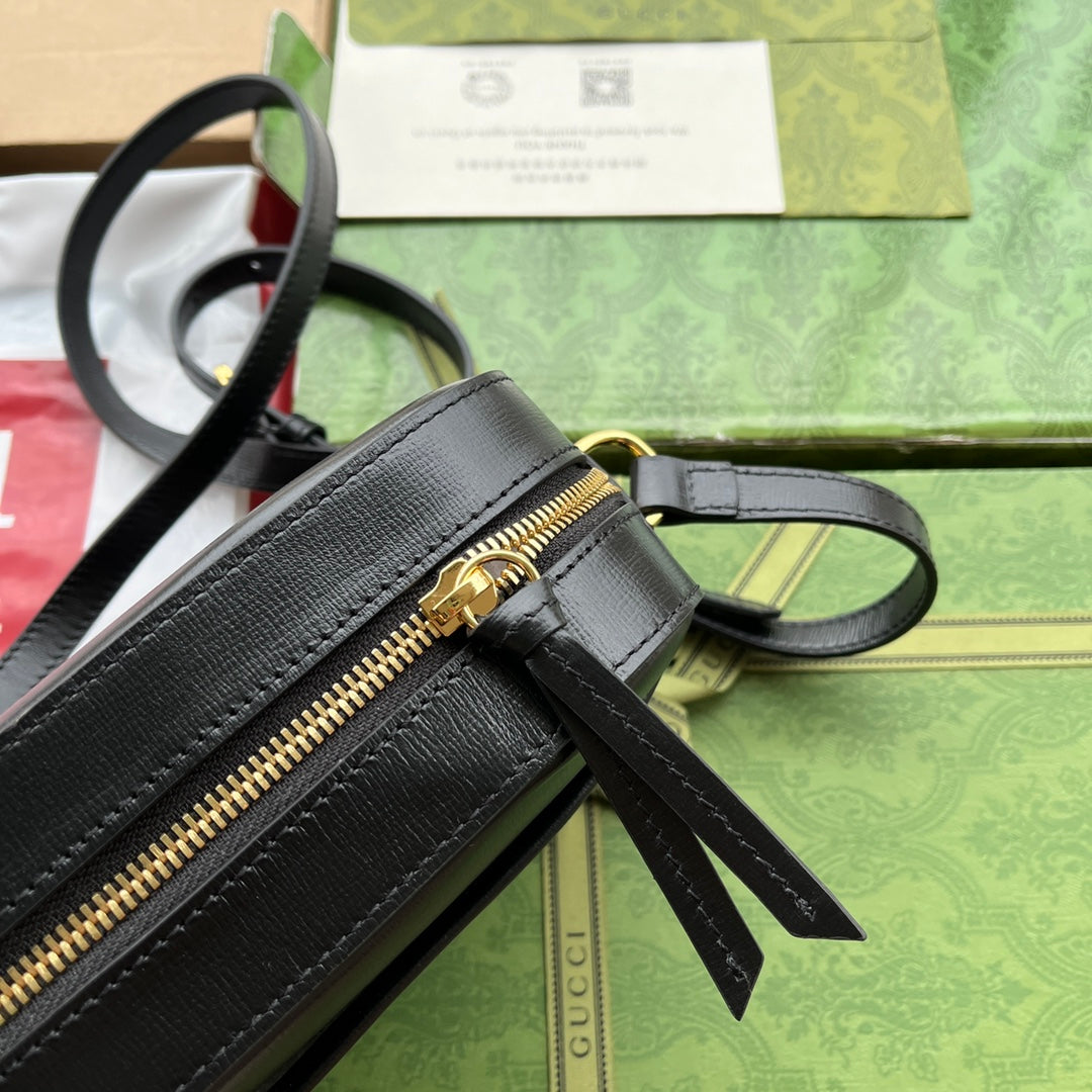 Gucci Horsebit 1995 Small Bag Black Leather 240124 mysite