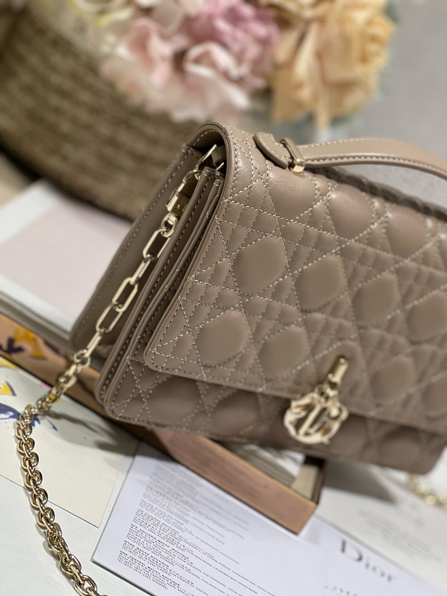 MISS CD 24CM DARK BROWN LAMBSKIN mysite