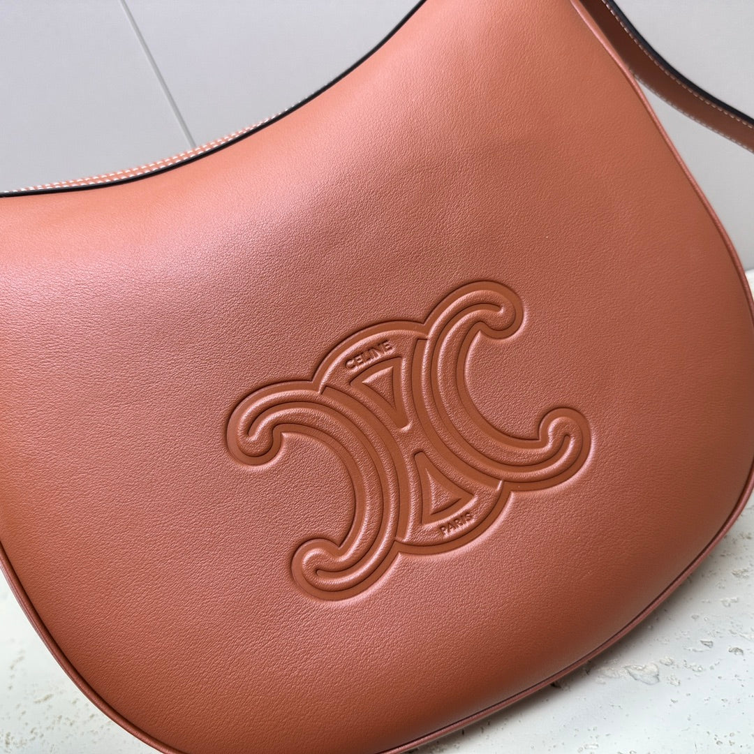 MEDIUM 30 HELOÏSE BAG CUIR TRIOMPHE IN BRONZE BROWN SUPPLE CALFSKIN mysite
