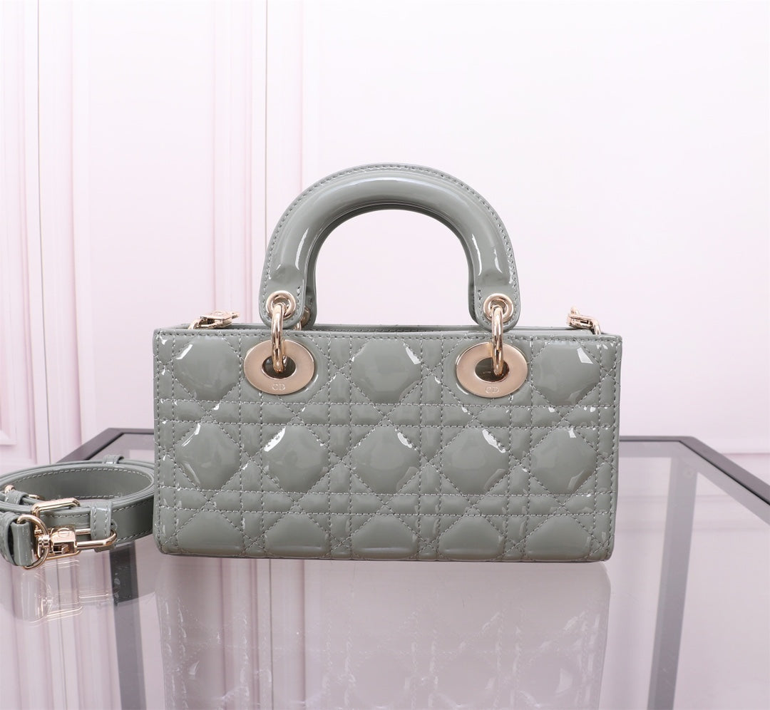 SMALL LADY D-JOY 22 ROCK GRAY LAMBSKIN mysite