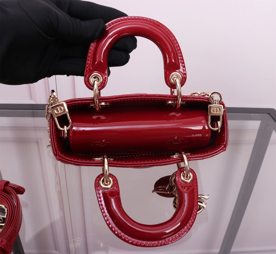 MICRO LADY D-JOY 16.5 RED PATENT LAMBSKIN mysite