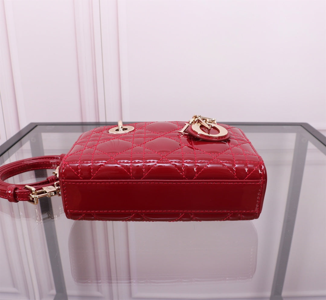 MICRO LADY D-JOY 16.5 RED PATENT LAMBSKIN mysite