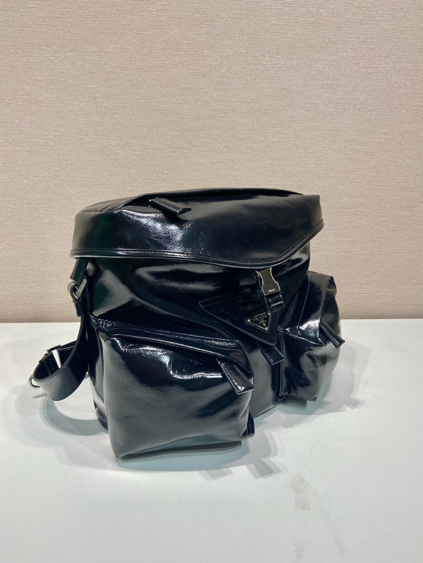 CROSSBODY BAG 29 IN BLACK OIL WAX LAMBSKIN mysite