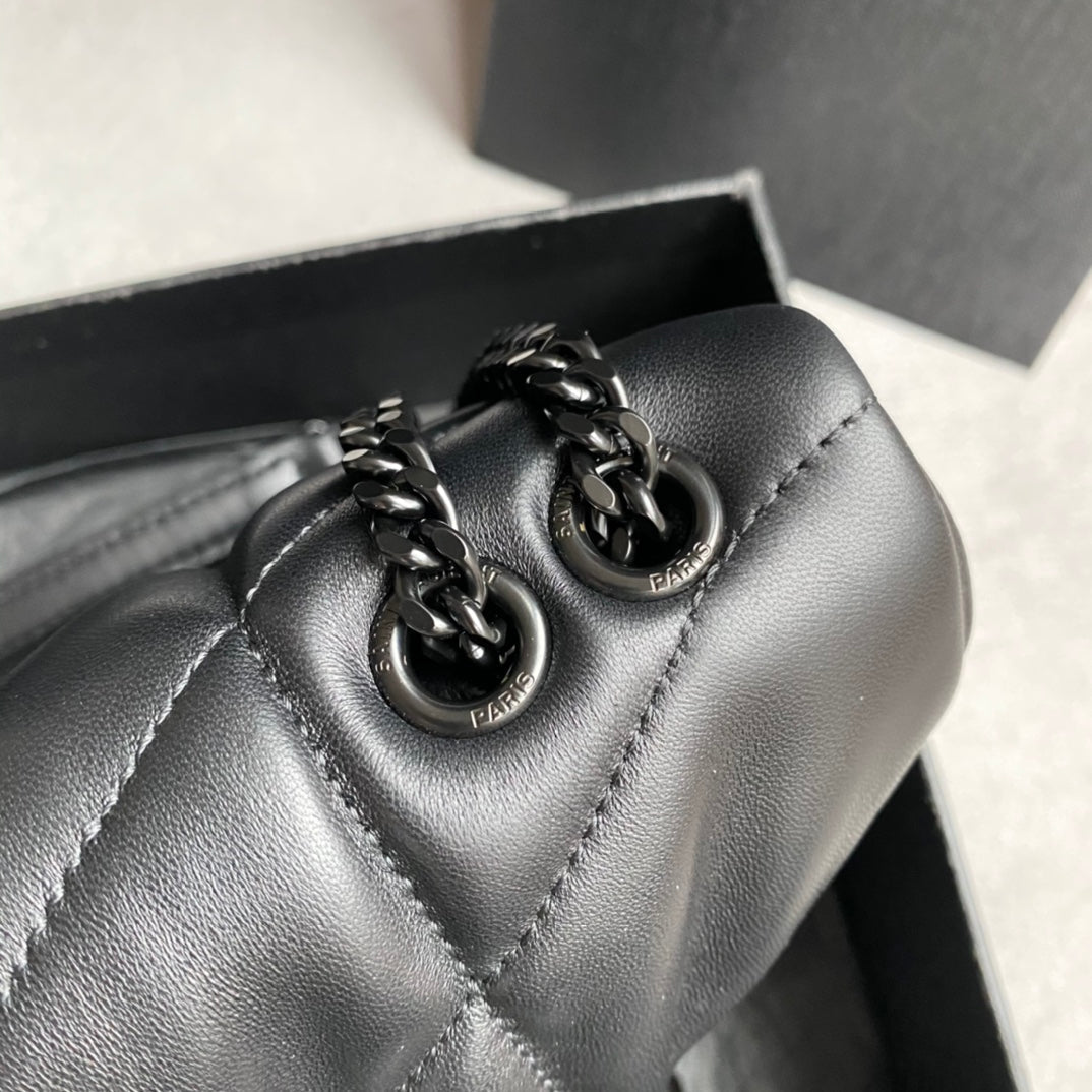 LOULOU MINI 23 ALL BLACK QUILTED LEATHER mysite