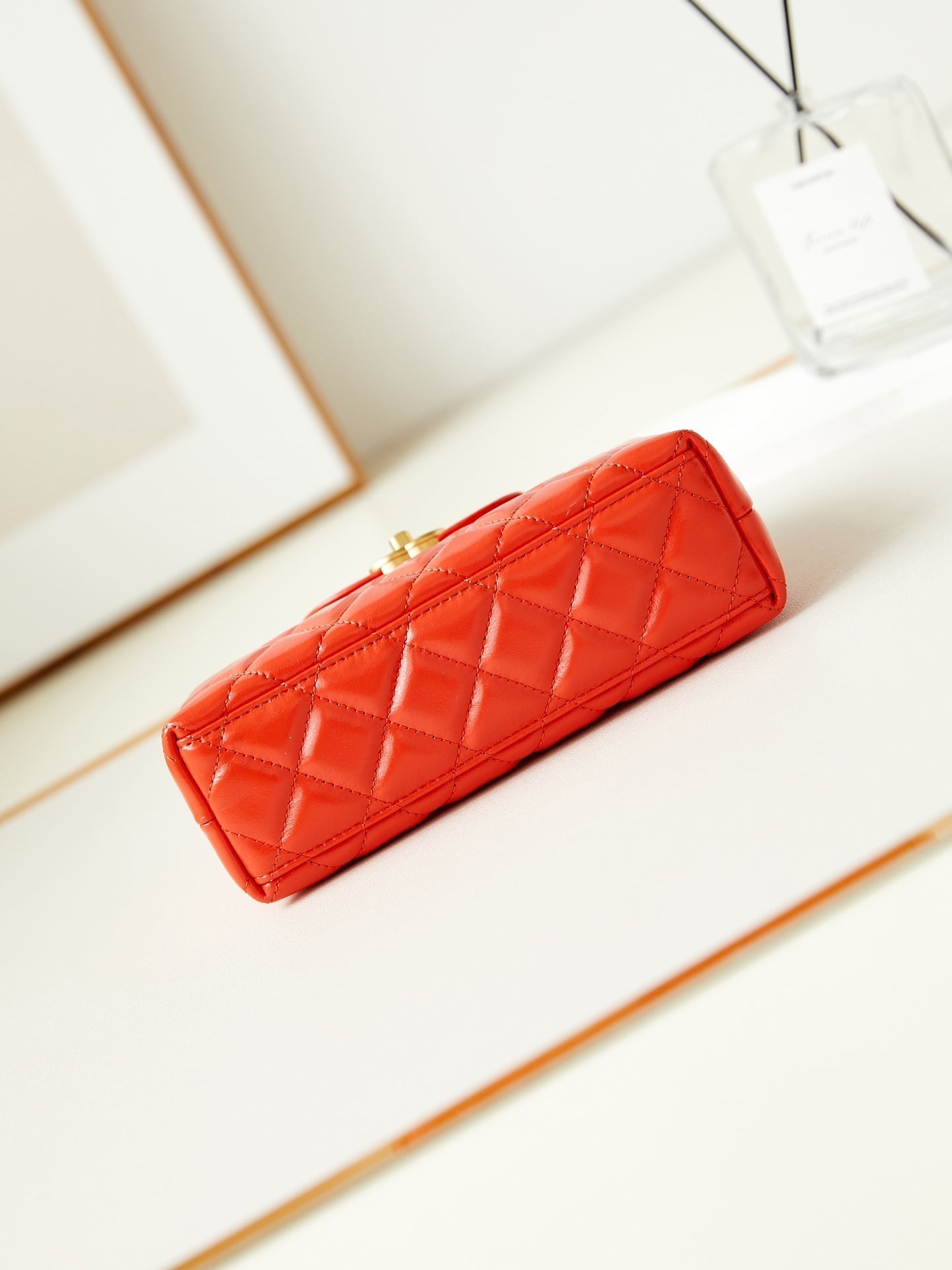 cc 24a nano 19cm kelly shopper bag hot orange lambskin mysite