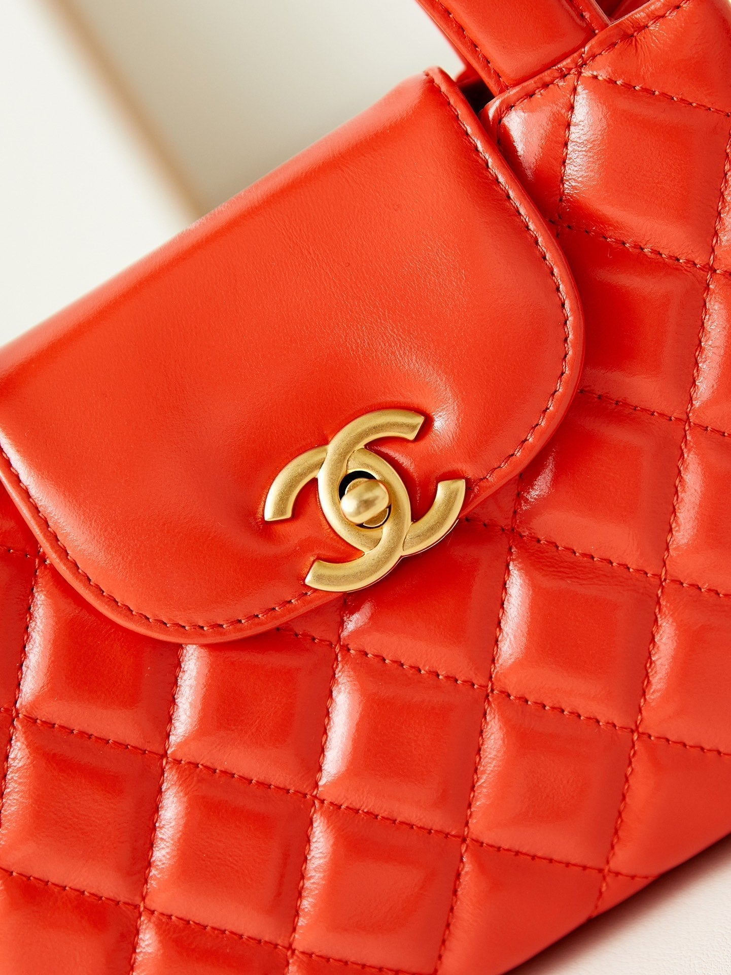 cc 24a nano 19cm kelly shopper bag hot orange lambskin mysite
