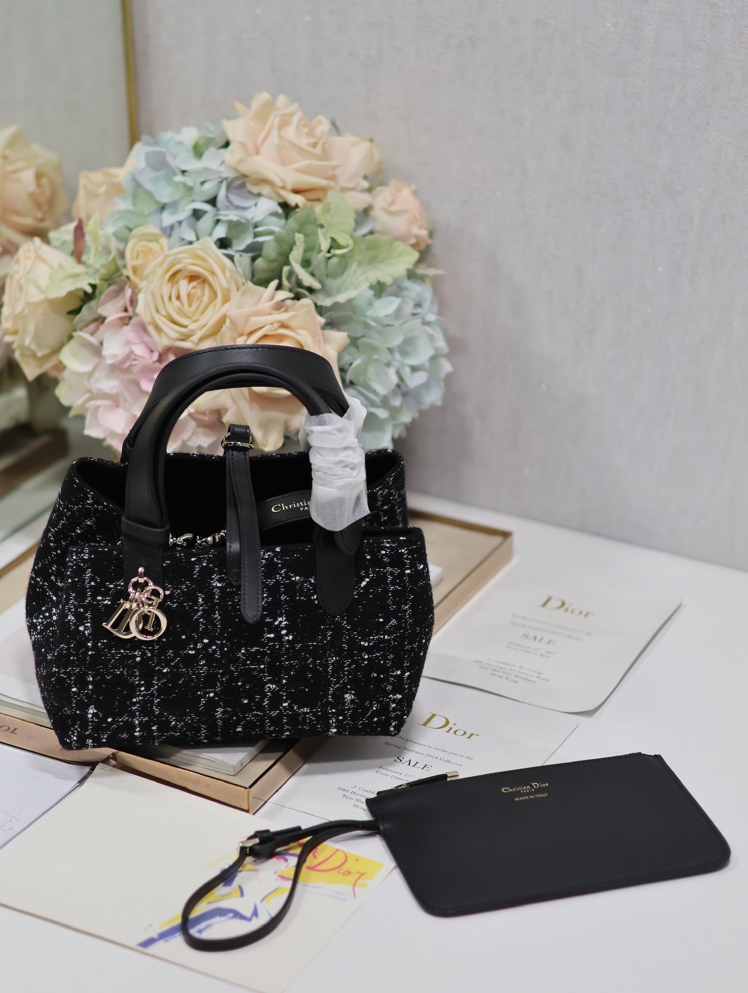 CD Small Toujours 23 Black Tweed 245636 mysite