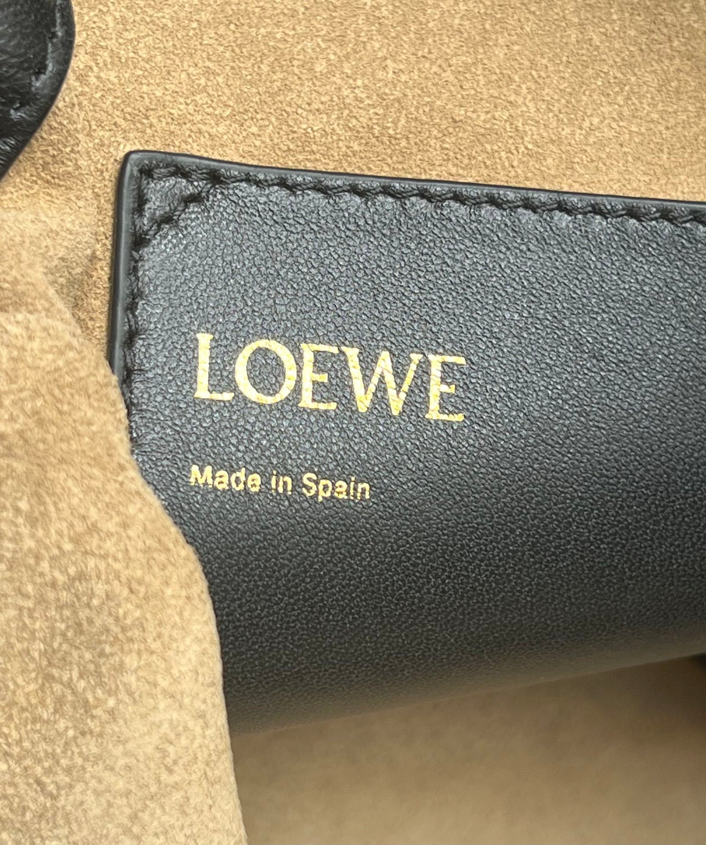 LOE 32 FLAMENCO PURSE BUCKET IN BLACK MELLOW NAPPA LAMBSKIN mysite