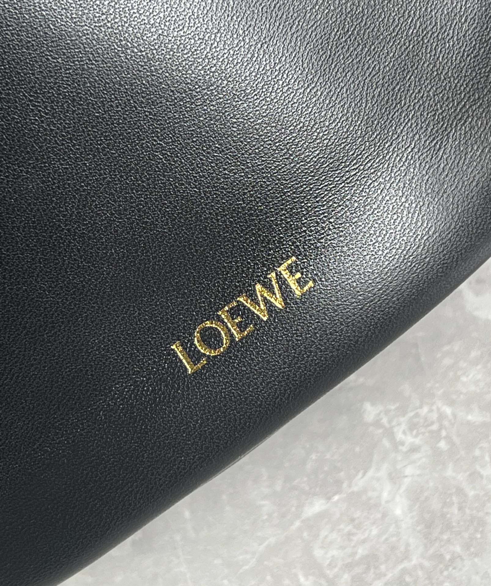 LOE 32 FLAMENCO PURSE BUCKET IN BLACK MELLOW NAPPA LAMBSKIN mysite
