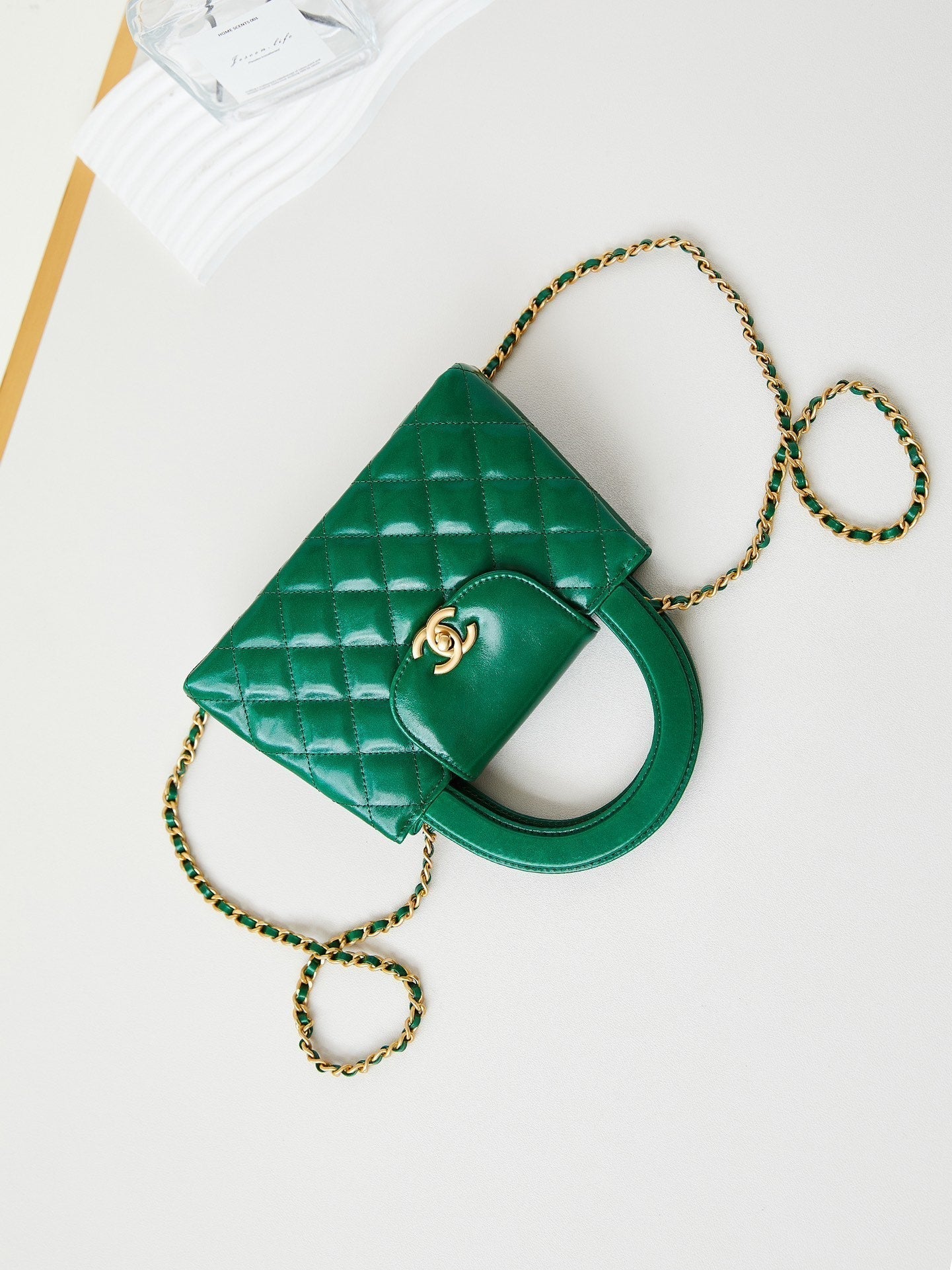 cc 24a nano 19cm kelly shopper bag green lambskin mysite