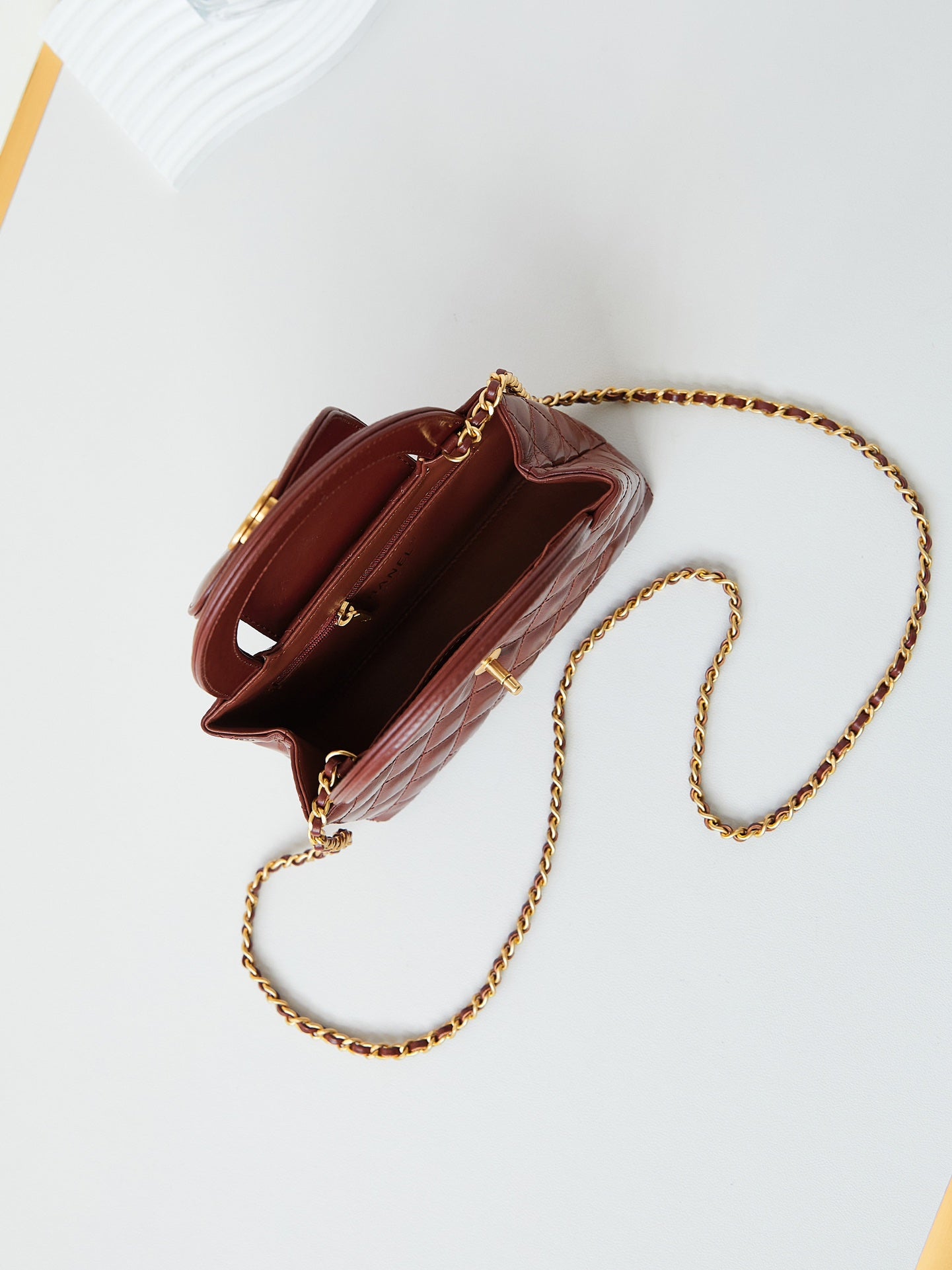 cc 24a nano 19cm kelly shopper bag burgundy lambskin mysite