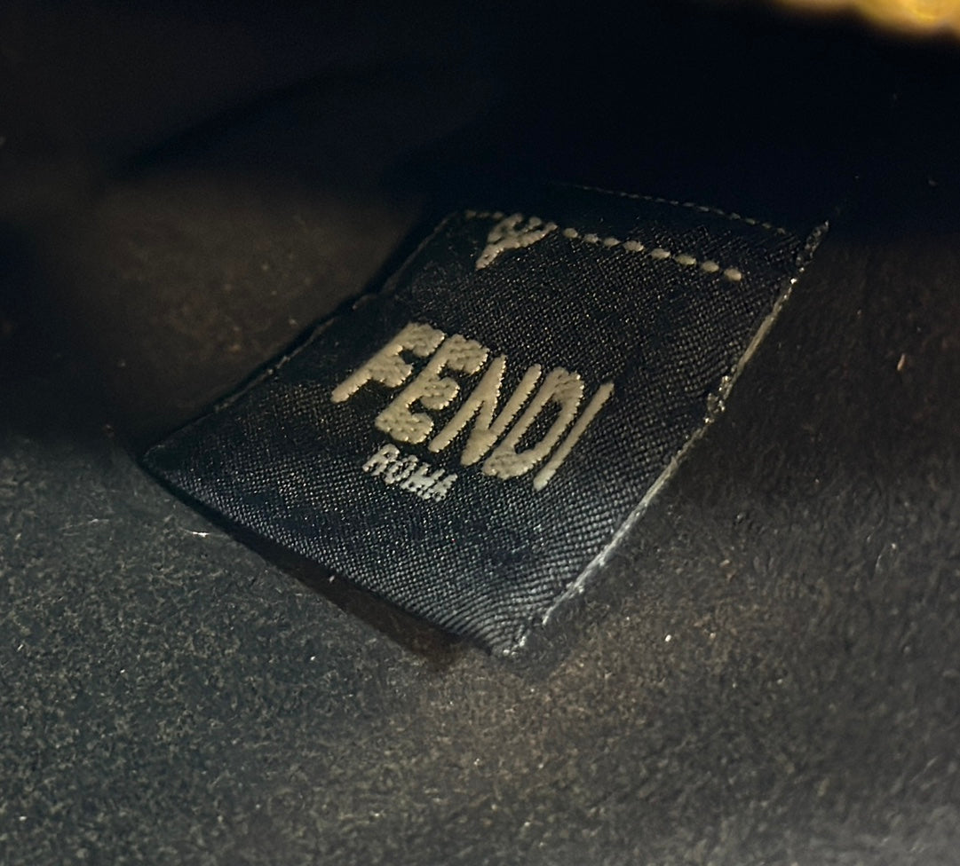 FENDI MEDIUM 27 BAG IN TRUE BLUE MONOGRAM DENIM GOLD HARDWARE mysite