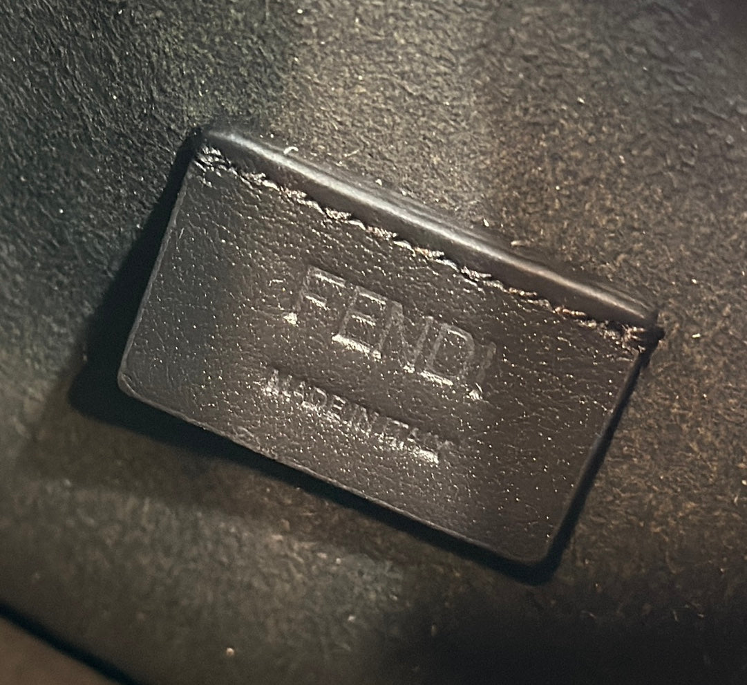 FENDI MEDIUM 27 BAG IN TRUE BLUE MONOGRAM DENIM GOLD HARDWARE mysite
