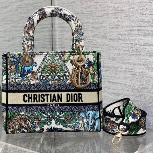 CD Travel Star Green 24 Lady Dior Bag Canvas 336666 mysite