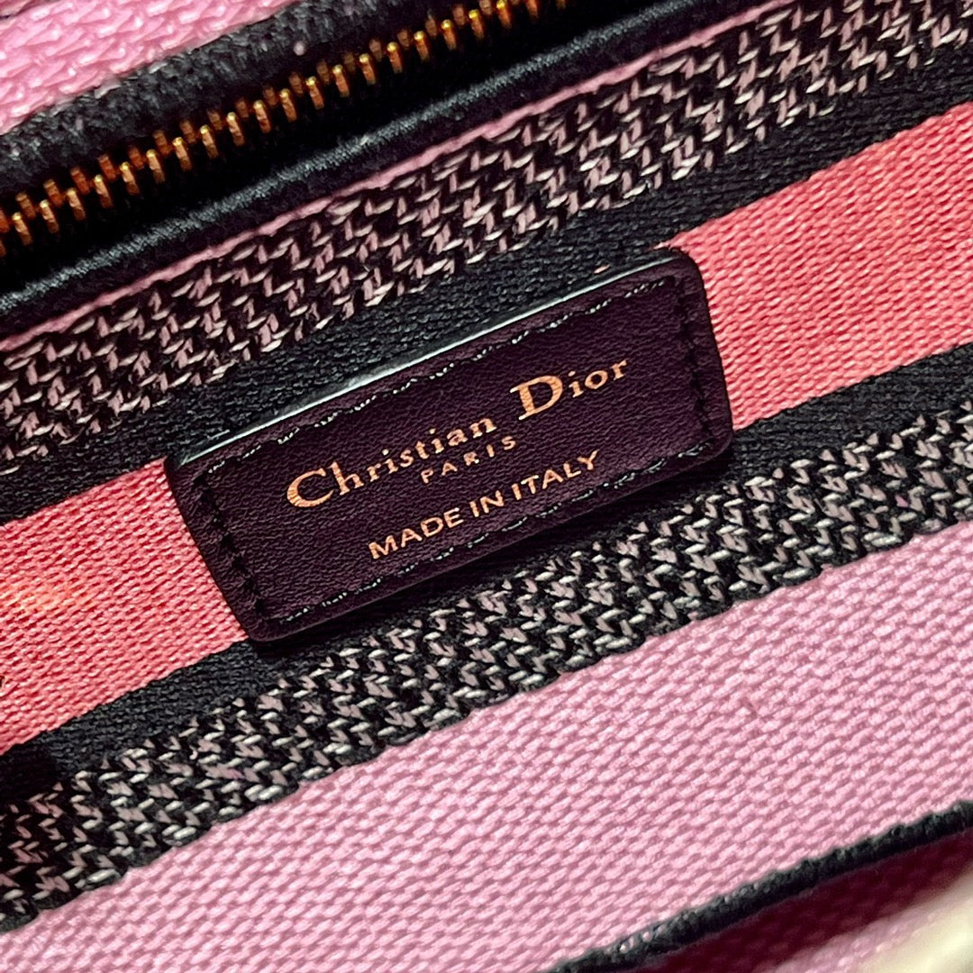 CD Elephant Pink 24 Lady Dior Bag Canvas 336676 mysite