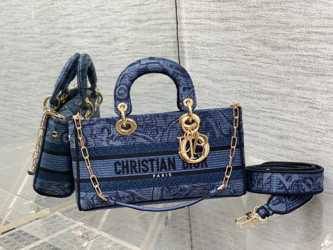 CD Denim Blue Tiger 26 Lady D-Joy Bag Canvas 336633 mysite